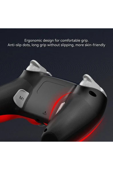 Kablosuz Wireless Ps4 Android Apple Switch Pc Uyumlu Six-axis Oyun Kolu Joystick - 6