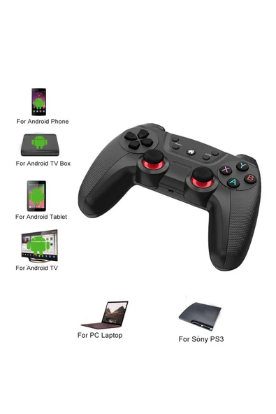 Kablosuz 2.4g Gamepad Oyun Kolu Ps3,pc,android Akıllı Tv,tablet,kablosuz Oyun Kolu - 5