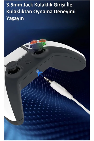 Ps4 Ps3 Pc Android Ios Kablosuz Bluetooth Mekanik Rgb Oyun Kolu Gamepad Joystick - 7