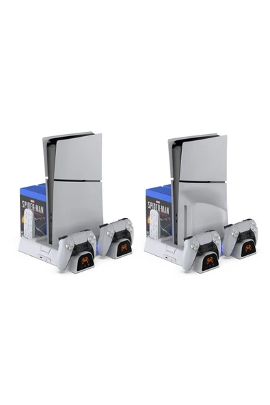 Tp5-3532b Ps5 Slim Ve Tüm Ps5 Modeller Ile Uyumlu Multi Fonksiyon Soğutma Ve Şarj Ünitesi