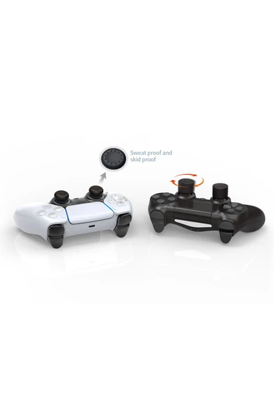 TY-0817 PS5/PS4 Silikon Analog Yükseltici ve Koruyucu Başlık Kiti - 4
