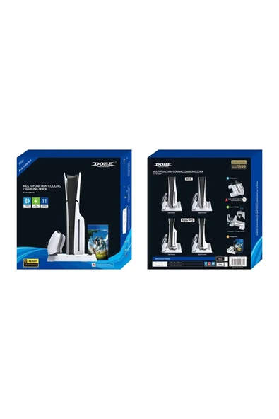 TP5-3537B PS5 Slim ve Tüm Modeller için Multi Fonksiyon Soğutma ve Şarj Ünitesi - 5