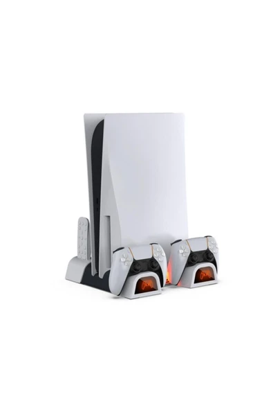 Ps5 Çok Fonksiyonlu Soğutma Standı Ps5 Fanlı Şarjlı Stand - 4