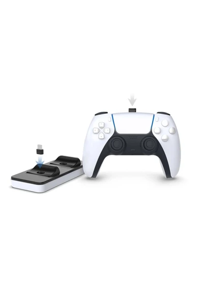 Tp5-0505 Ps5 Playstation 5 Joystick Kol Manyetik Şarj Standı - 4