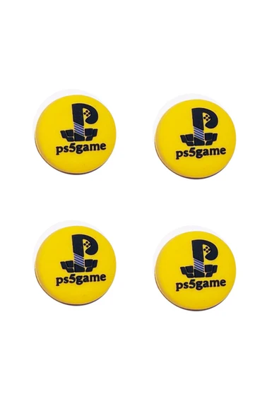 Desenli Sony Ps5/ps4/ps3 Uyumlu Analog Koruyucu Silikon Pad-ps5 Game