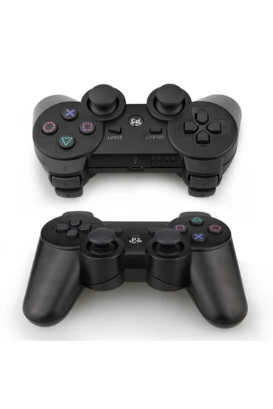 Playstation 3 Uyumlu Double-shock Wireless Oyun Kolu Siyah - 2