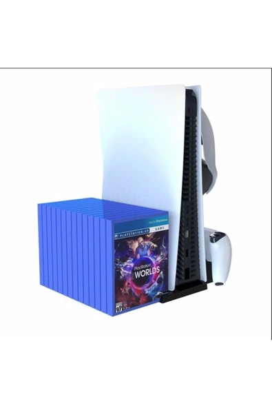 Ps5 Playstation 5 Dikey Şarj Standı Vertical Charging Dock 5 In1 Vertical Stand - 3