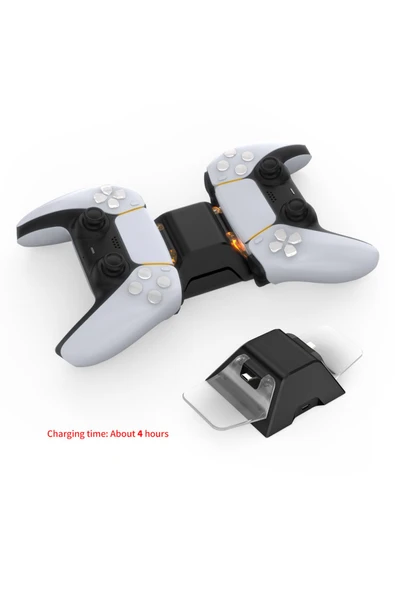 Tp5-528 Led Gösterge Çiftli Ps5 Joystick Kol Şarj Stand - 8