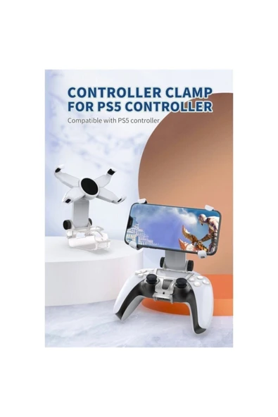 Dobe Ps5 Uyumlu Dualsense Joystick Içın Cep Telefonu Klıpsı Tutucu - 5