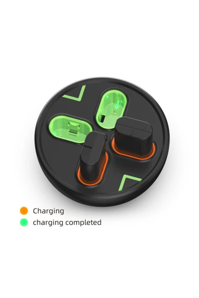Pil Şarj Standı Cihazı Battery Charger Dock Aynı Anda 4 Adet Pil Şarj Edilebilir - 2