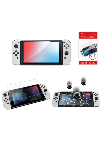 Lucky Fox Nintendo Switch Oled Temperli Ekran Koruma Camı - 3