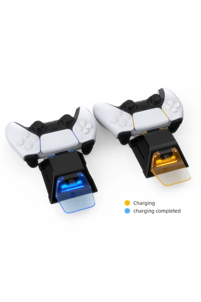 Tp5-528 Led Gösterge Çiftli Ps5 Joystick Kol Şarj Stand - 7