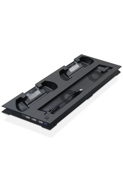 Ps4 Slim Multi Fonksiyonel Fanlı Ve Gamepad Şarjlı Stand - 2