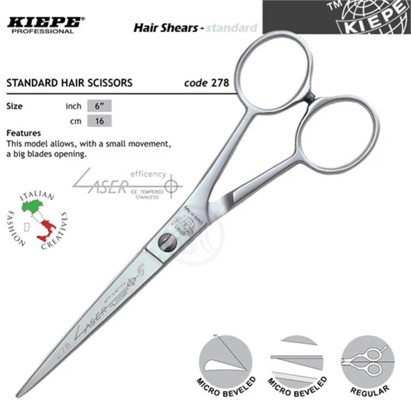 Tarko Kiepe Berber Kesim Makası 278/5,5 - Resim 2