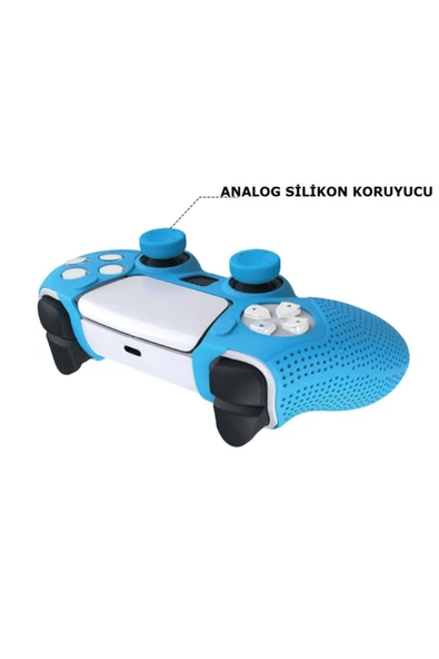 Playstation 5 Ps5 Joystick Kol Silikon Kılıf Analog Koruyucu Set - 4