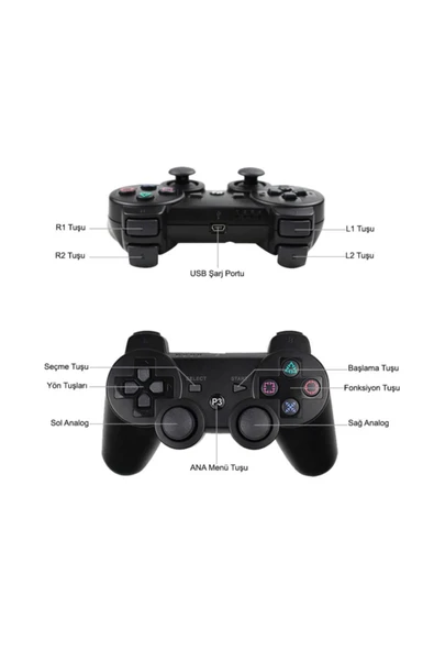 Ps3 Dualshock 3 Sixaxis Kablosuz Kumanda - 3