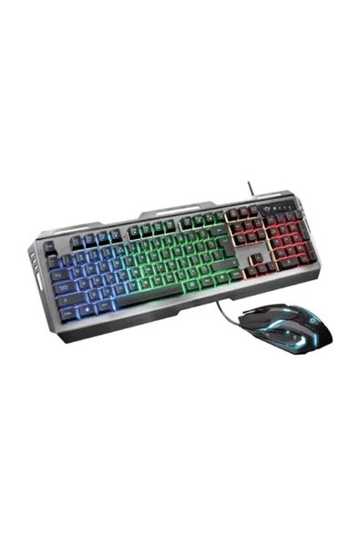 Gxt 845 Tural Oyuncu Combo Kablolu Q Klavye Mouse Set