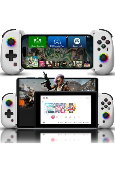 BSP-D8 Bluetooth 5.2 Android/Ios Tablet Telefon Uyumlu Mobil Telefon Tutucu Joystick Gamepad - Resim 3