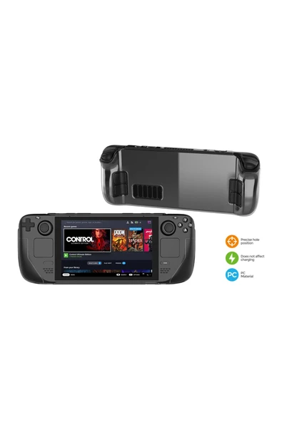 Steam Deck Şeffaf Kristal Sert Darbe Koruyucu  Uyumlu Kılıf Dobe TY-2835 - Resim 7