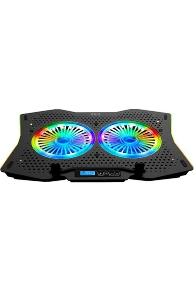 Inc-607 2 Fanlı Rgb Arrax Notebook Soğutucu, Siyah - 2