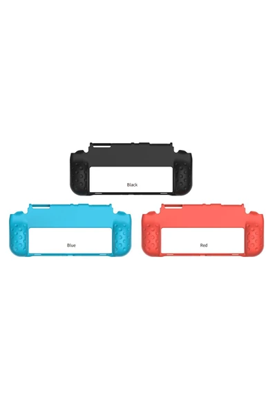 Nintendo Switch OLED El Destekli Grip Tasarımlı Koruyucu Silikon Kılıf - 4
