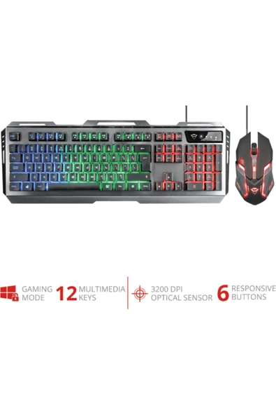 22895 GXT 845 Tural Combo Klavye & Mouse Bundle - 2
