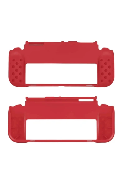 Nintendo Switch OLED El Destekli Grip Tasarımlı Koruyucu Silikon Kılıf - 2
