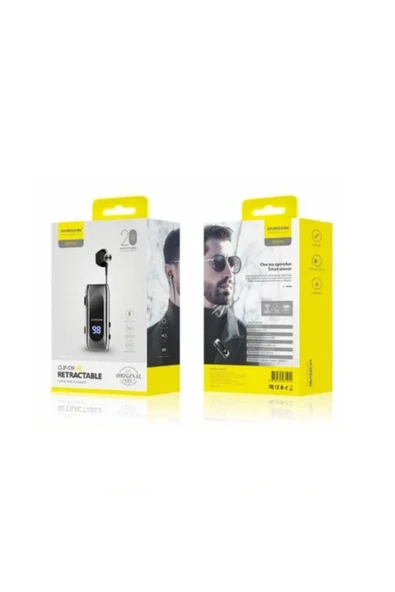 DS-210 Makaralı Led Ekranlı V5.1 Bluetooth Kulaklık – 25 Saat Konuşma - Resim 3