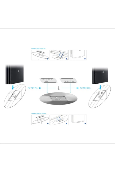 Dobe Tp4-825 Ps4 Konsol Pro Ve Slim Dikey Stand - Resim 3