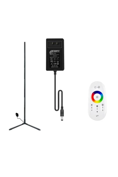 RGB LED 150cm Kule Tip Köşe Arka Plan Atmosfer Dekor Lambası