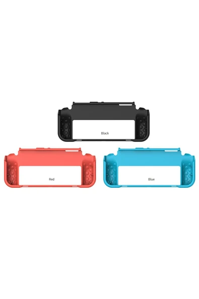 Nintendo Switch OLED El Destekli Grip Tasarımlı Koruyucu Silikon Kılıf - 8