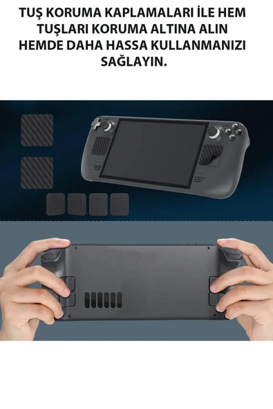 Steam Deck JYS 11 in1 Full Koruma Aksesuar Paketi Set - Resim 8