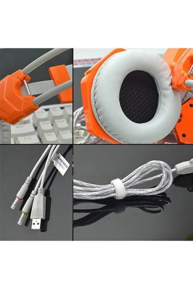 Gs200 Oyuncu Gamer Seri Pc-xbox One-ps4 Uyumlu Kumandalı Kulaklık - Resim 4