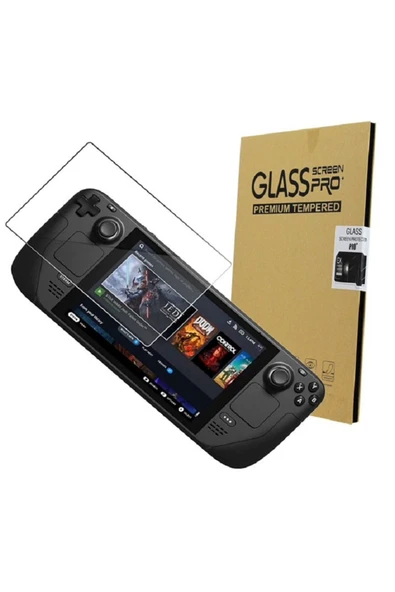 STEAM Deck Oyun KonsoluUyumlu  9H Gerçek Temperli Cam Ekran koruyucu - Resim 5