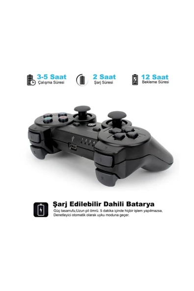 Ps3 Dualshock 3 Sixaxis Kablosuz Kumanda - 5