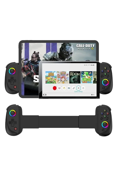 BSP-D8 Bluetooth 5.2 Android/Ios Tablet Telefon Uyumlu Mobil Telefon Tutucu Joystick Gamepad - Resim 2