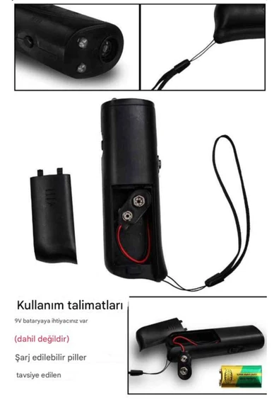 Bing AD100 Ultrasonik 3in1 Kedi Köpek Uzaklaştırıcı ve Eğitici Cihaz - 7