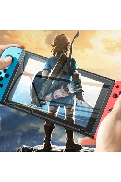Nintendo Switch Ekran Koruyucu 9h Nano Temperli Cam - 3