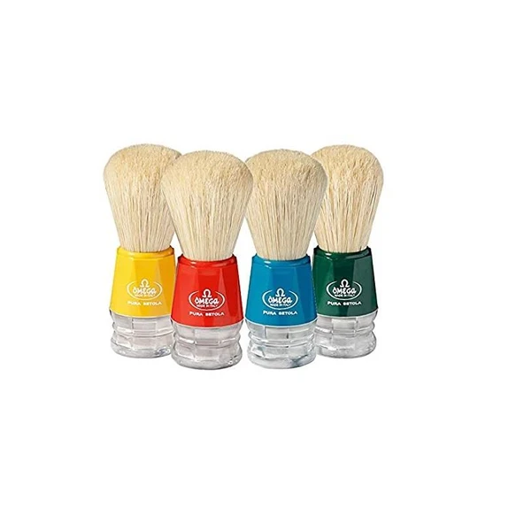 Omega 10018 Sakal Tıraş Fırçası Sarı - Resim 2