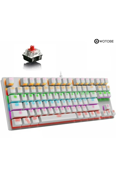 82 Tuşlu Rgb Oyuncu Gamer Mekanik Klavye