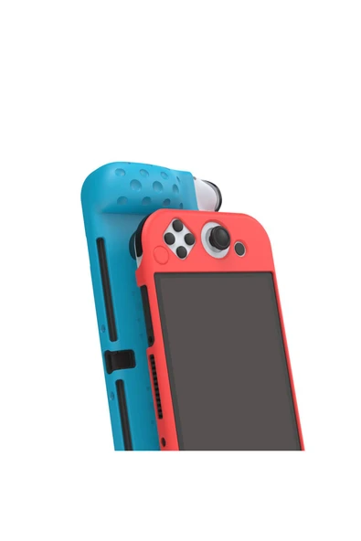 Nintendo Switch OLED El Destekli Grip Tasarımlı Koruyucu Silikon Kılıf - 6