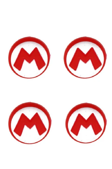 Nintendo Switch/switch Lite/switch Oled 3d Tasarım Analog Koruyucu Silikon Pad-mario Seri - 1