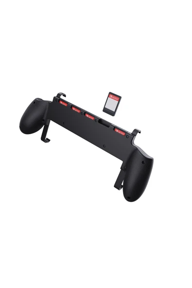 Nintendo Oled Ek Oyun Kart Depolama Alanlı Rubber Grip - Resim 7