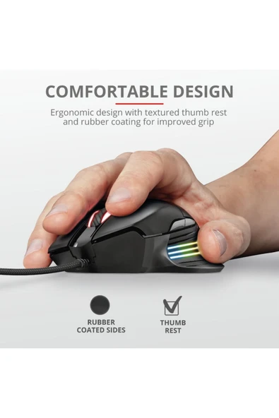 Trust Gxt940 Xıdon Rgb Kablolu Gamıng Mouse(23574) - 3