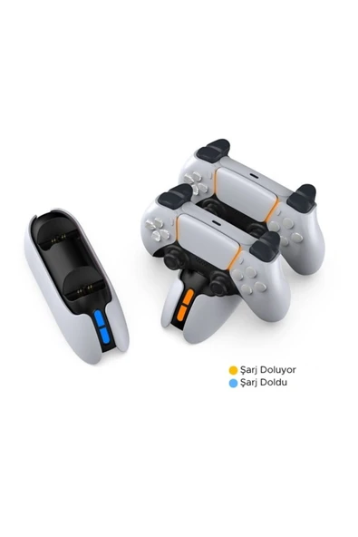Playstation 5 Dualsense Oyun Kolu Şarj Istasyonu - 5