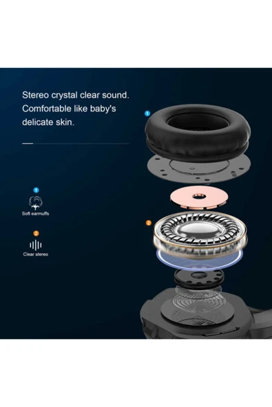 Oyuncu Kulaklığı Gamer Gaming Uyumlu 3,5 Mm Onikuma K5 Oyuncu Kulaklığı 3.5mm - 5