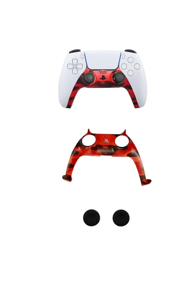Ps5 Dualsense Kontroller Dekoratif Kaplama-analog Koruyucu Hediyeli