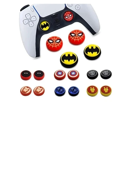 Ps5/ps4/ps3/xbox One/one X/one S/series X/series S 3d Desenli Analog Koruyucu - Resim 4