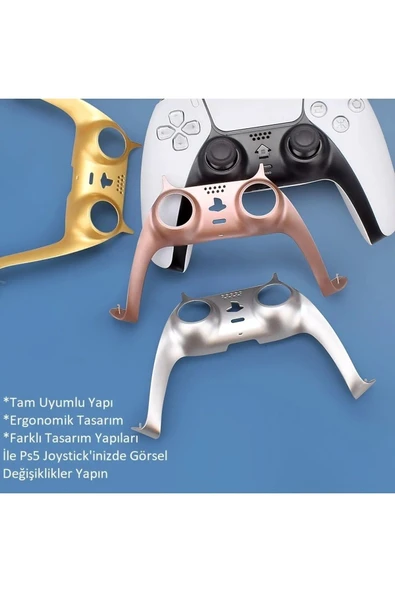 Ps5 Dualsense Kontroller Dekoratif Kaplama-analog Koruyucu Hediyeli - 3
