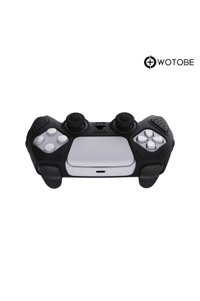 Playstation 5 Dualsense Oyun Kolu Silikon Koruyucu Kılıf ve Analog Koruyucu - Resim 2